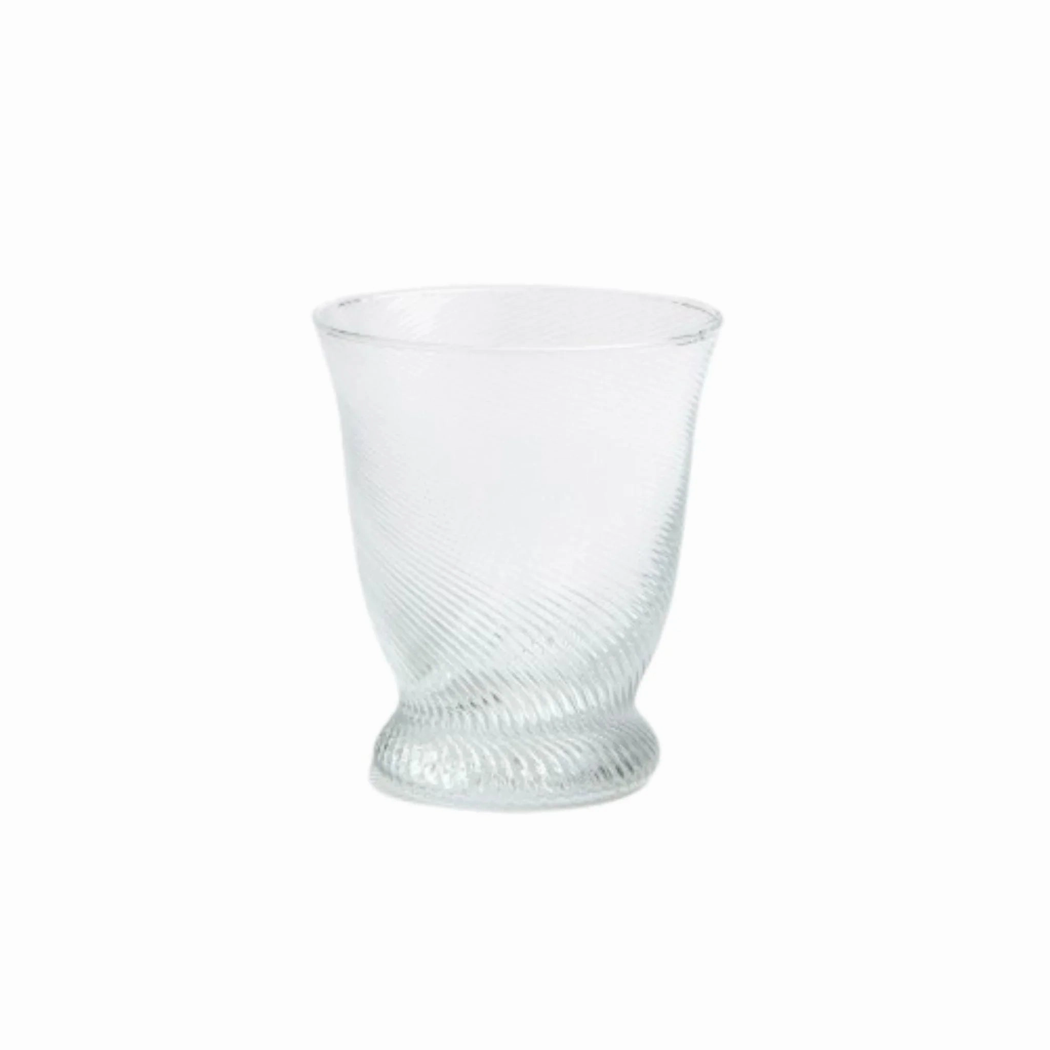 Twisted Bell Shaped Tumbler Glasses mini desktop sculpture
