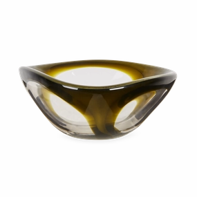 Two-Tone Art Glass Bowl creative interior decor