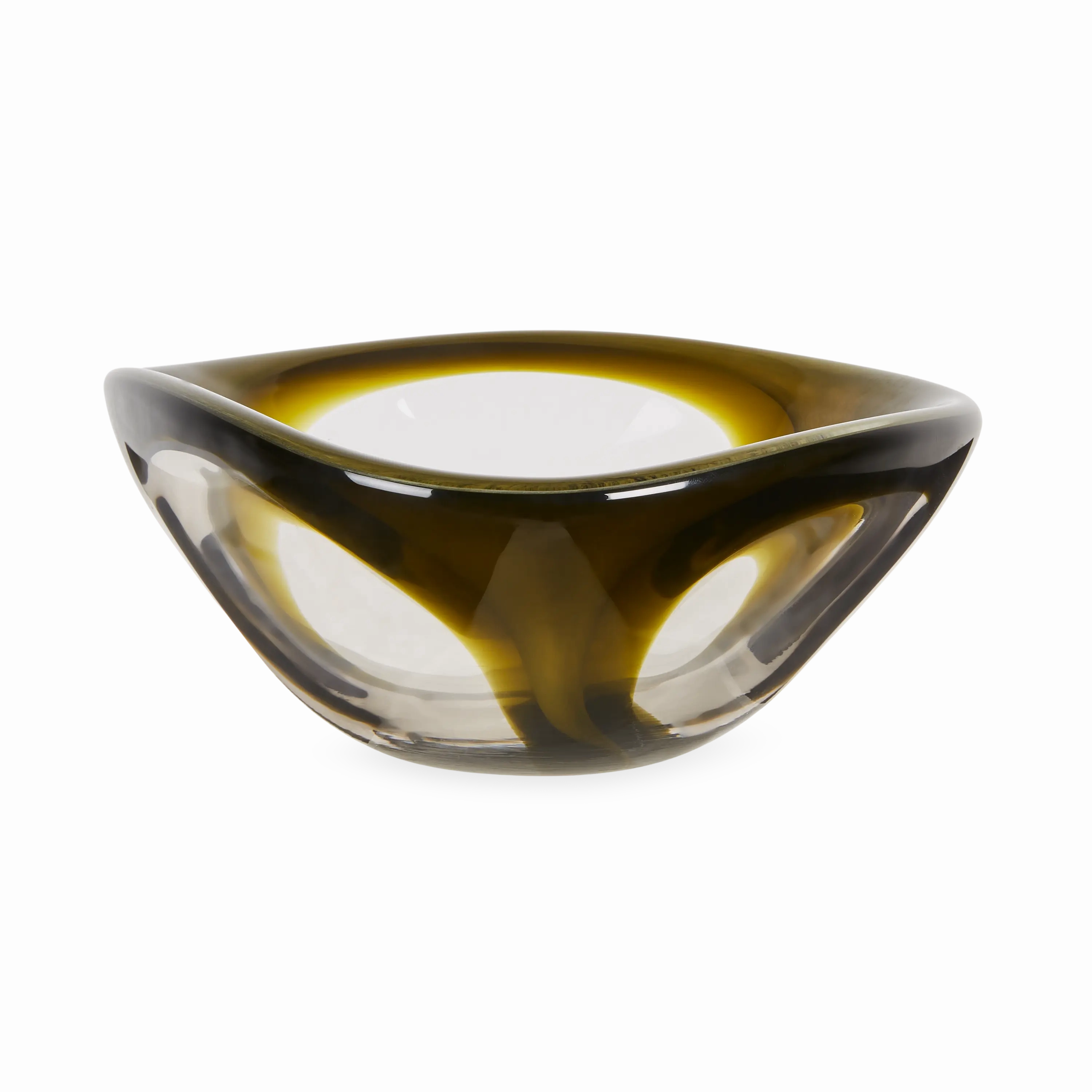 Two-Tone Art Glass Bowl creative interior decor