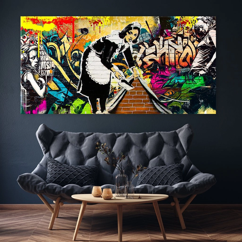 Under the carpet - Banksy by Himmelmiez