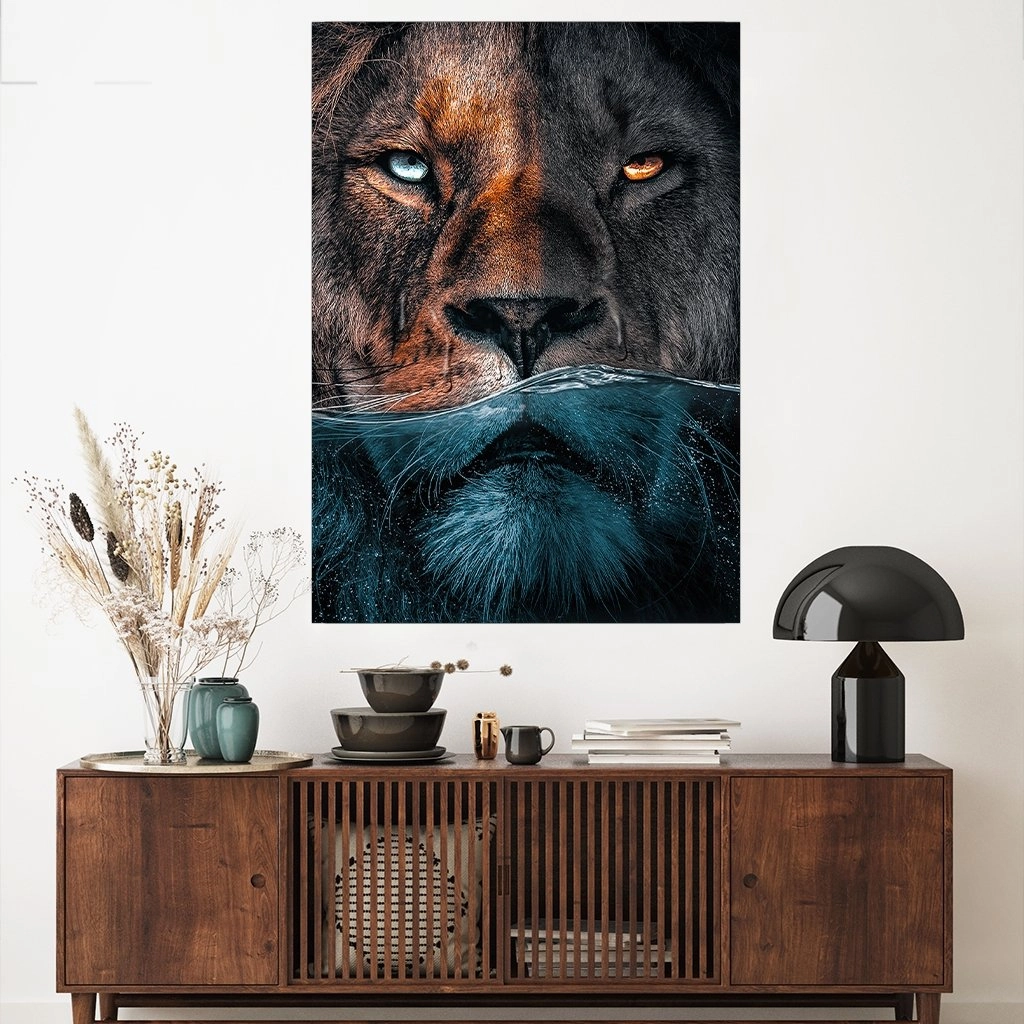 Underwater Lion by Zenzdesign