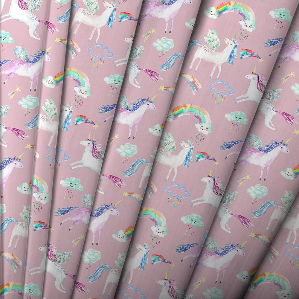Unicorn Dance Printed Made to Measure Curtains Blossom