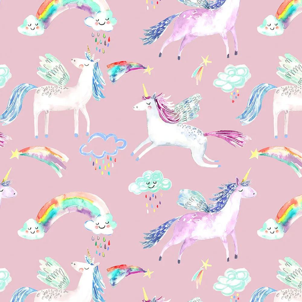Unicorn Dance Printed Made to Measure Curtains Blossom