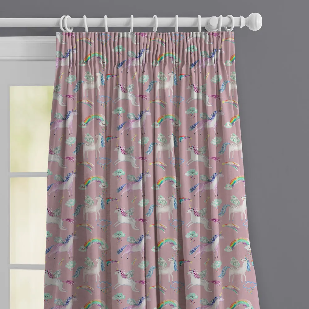 Unicorn Dance Printed Made to Measure Curtains Blossom