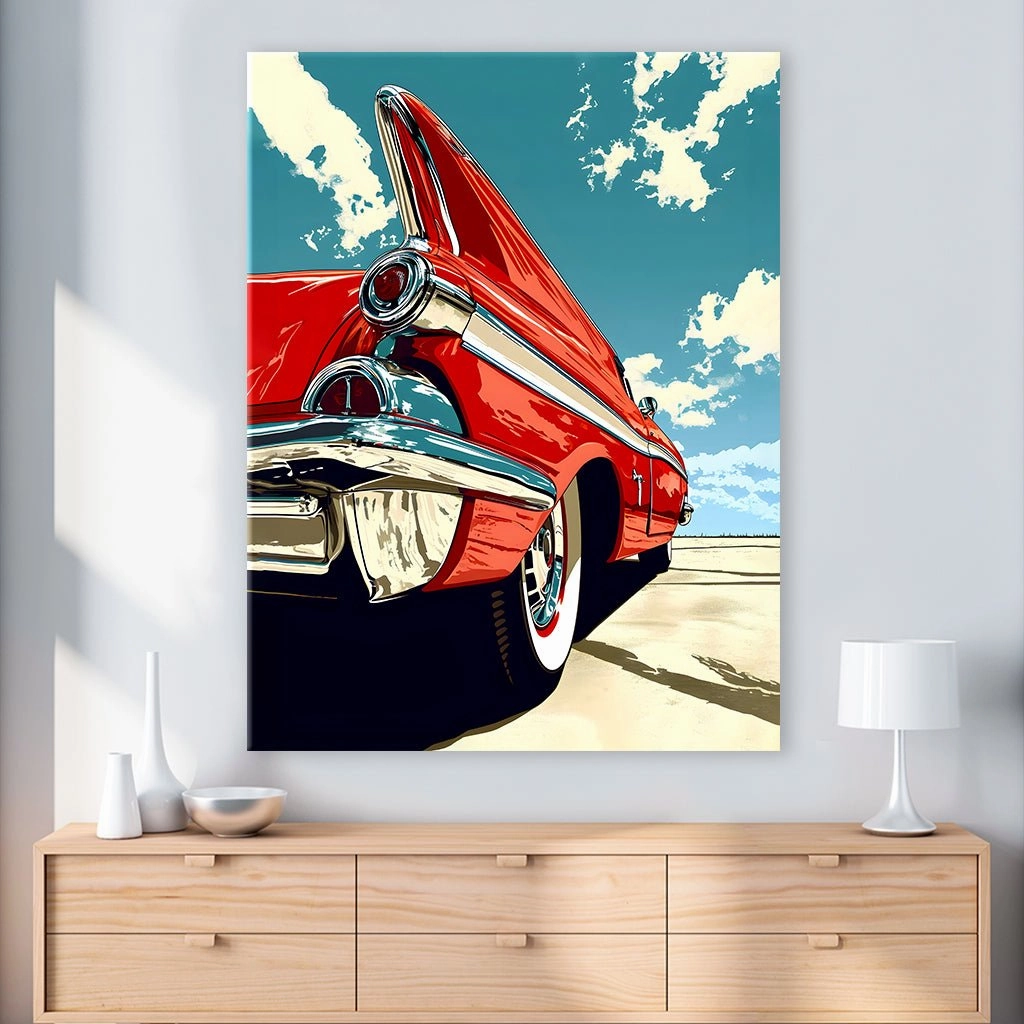 US Classic Car No1 by Rosa Piazza