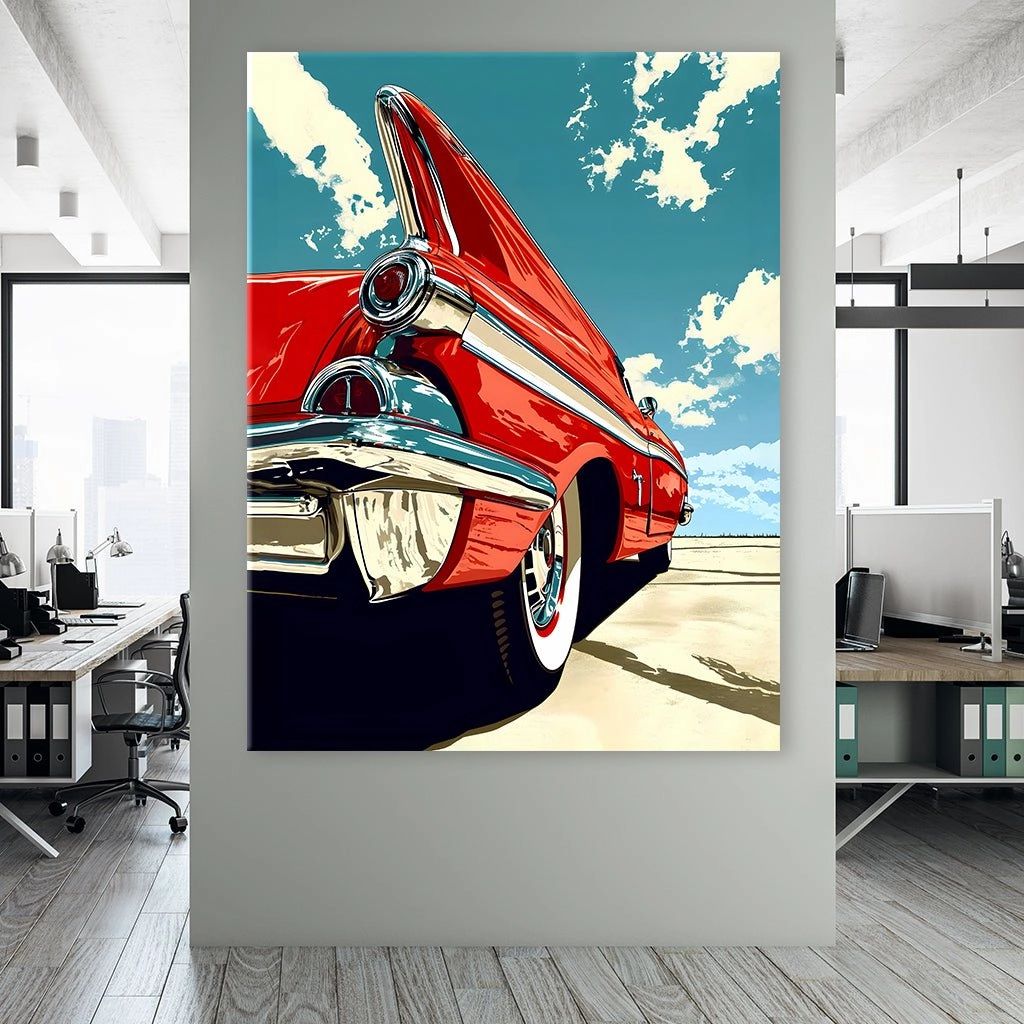 US Classic Car No1 by Rosa Piazza