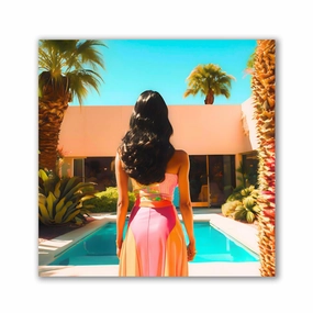 Vacation by Iconica framed mural artwork