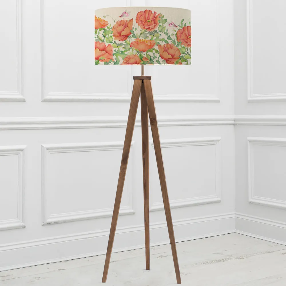 Valeria Eva & Aratus Complete Floor Lamp Scarlet