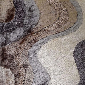 Vancouver Earth 5' X 7' Area Rug neutral everyday carpet