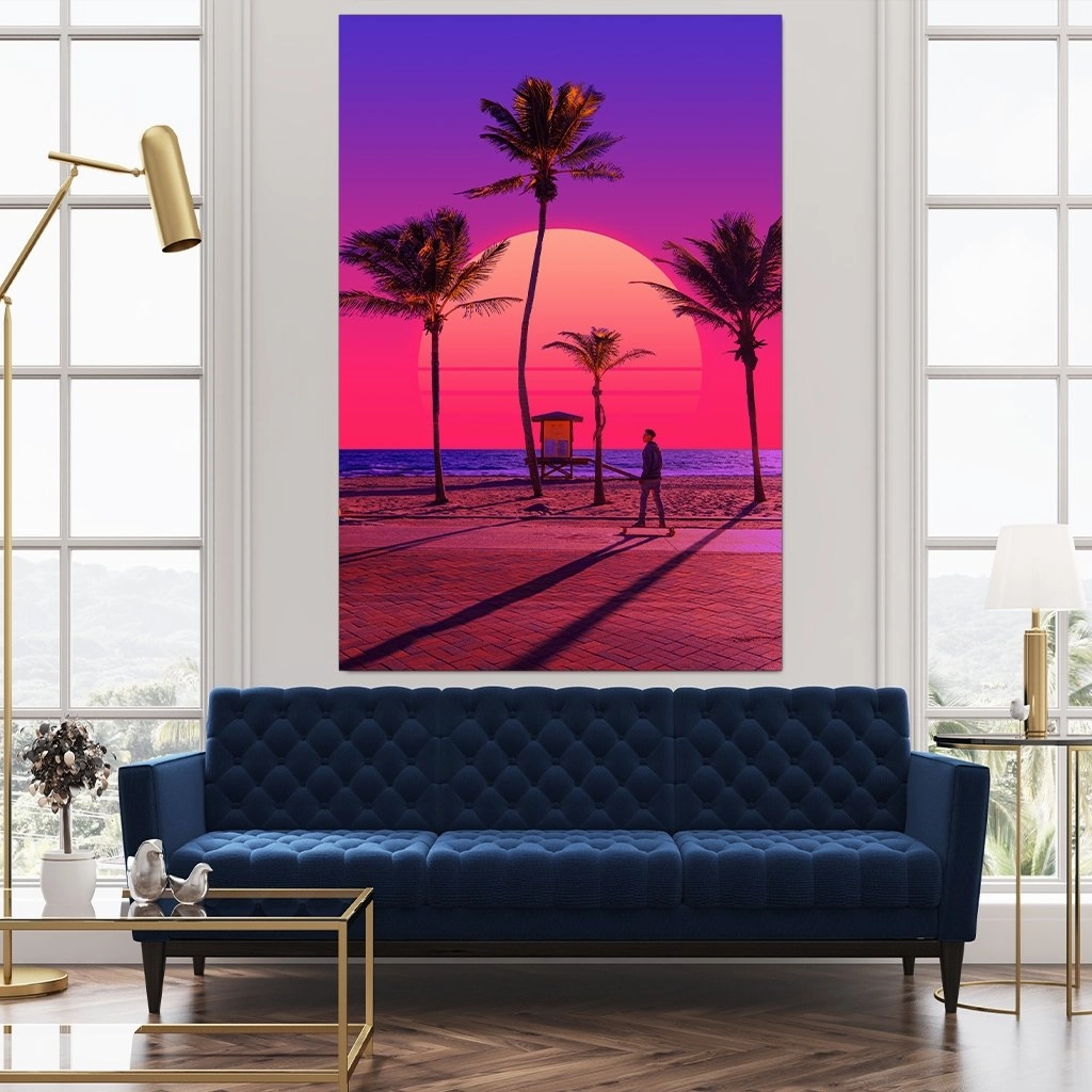 Vaporwave Sunset by Yagedan 