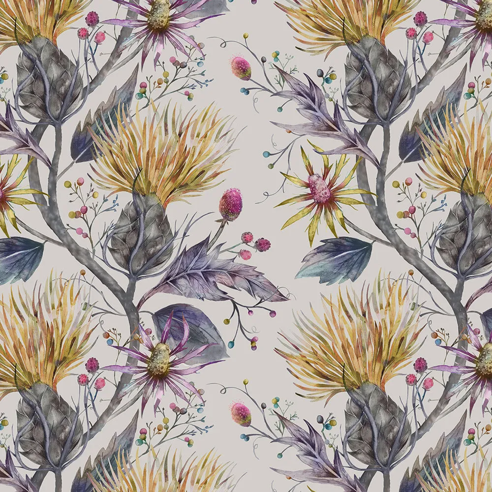 Varys Printed Cotton Made to Measure Roman Blinds Gold