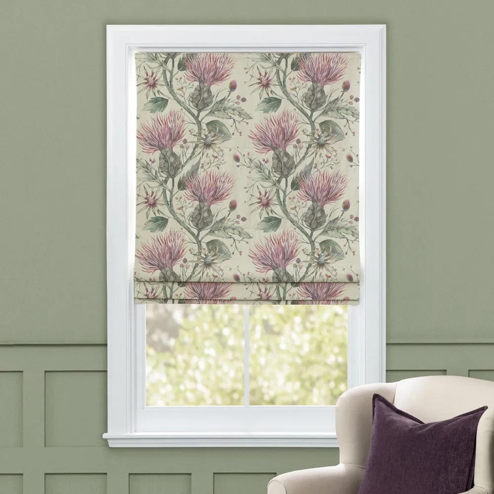 Varys Printed Cotton Made to Measure Roman Blinds Onyx