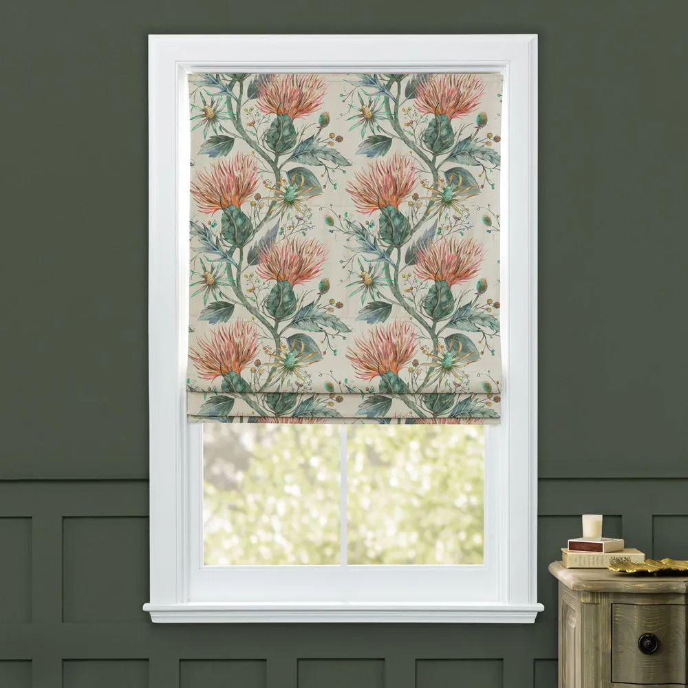 Varys Printed Cotton Made to Measure Roman Blinds Sapphire