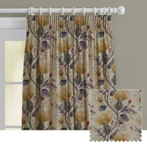 Varys Printed Made to Measure Curtains Gold chic floor carpet  