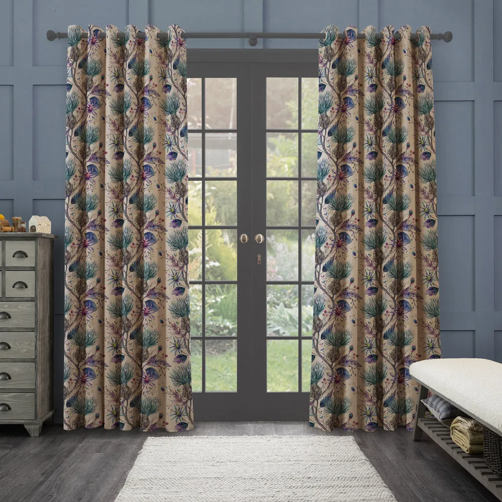 Varys Printed Made to Measure Curtains Storm