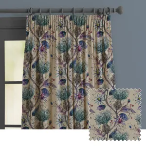 Varys Printed Made to Measure Curtains Storm chic floor carpet  