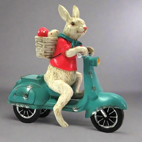 Vespa Rabbit decorative home ornament