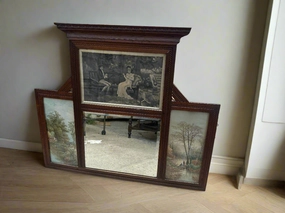 VICTORIAN MIRROR artistic wall mural