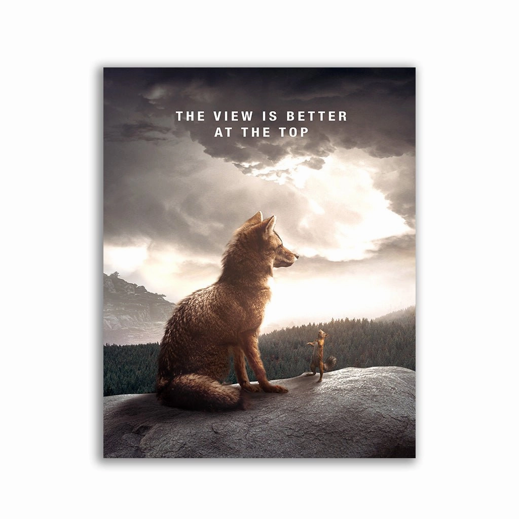View Is Better by Zenzdesign framed mural artwork