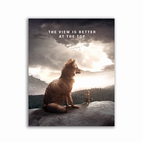 View Is Better by Zenzdesign framed mural artwork