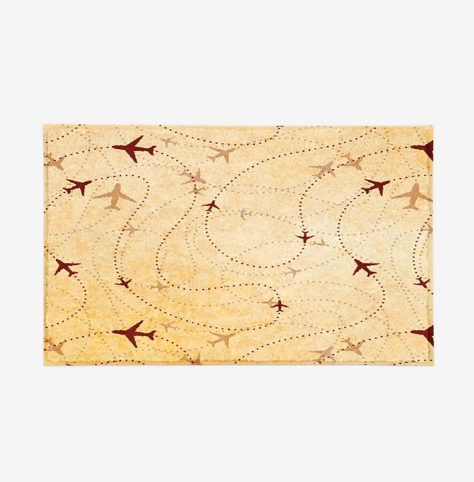 Vintage Travelling with Aircraft Designed Door Mats