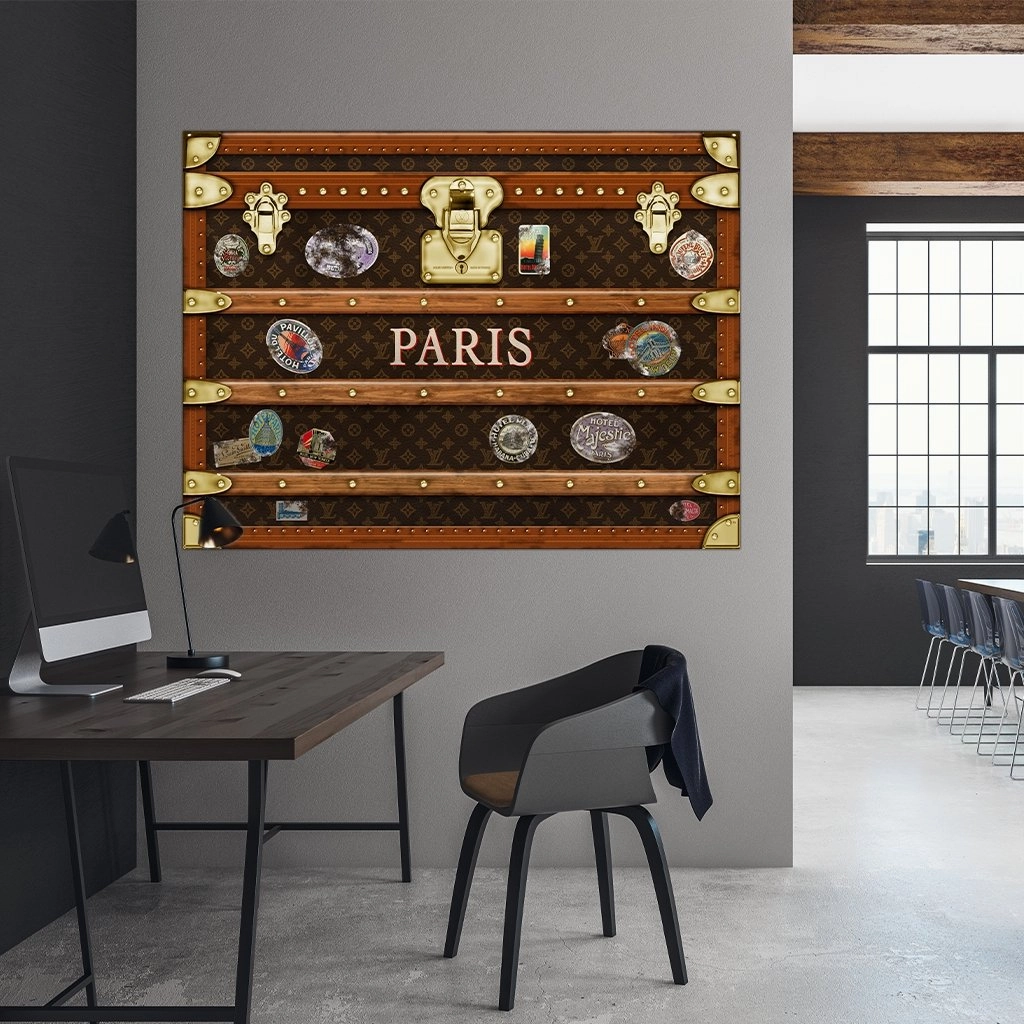 Vintage LV Trunk Paris by Frank Amoruso 