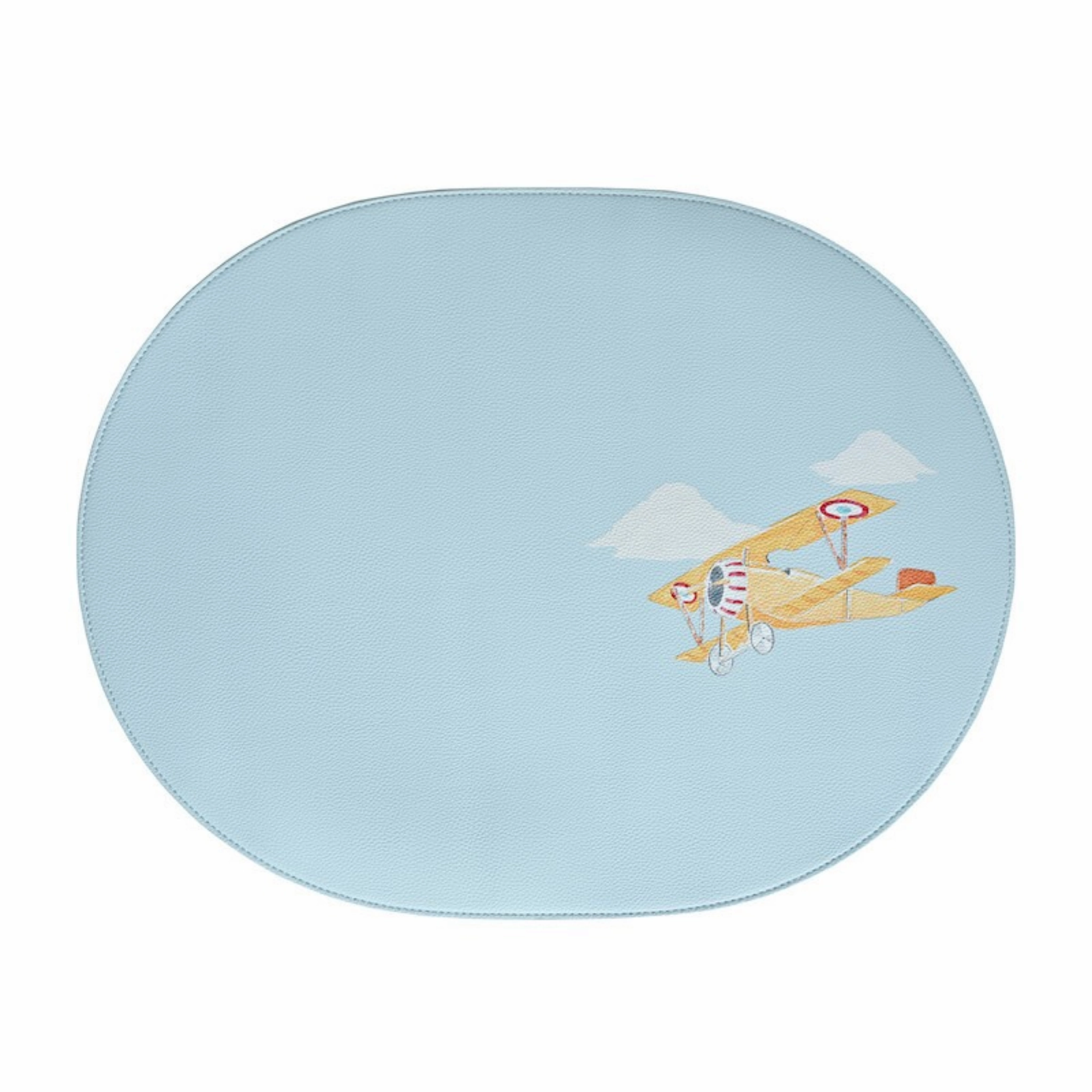 Vintage Transport Reversible Faux Leather Placemat