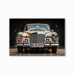 Vintage Vibes by Adrian Vieriu framed mural artwork