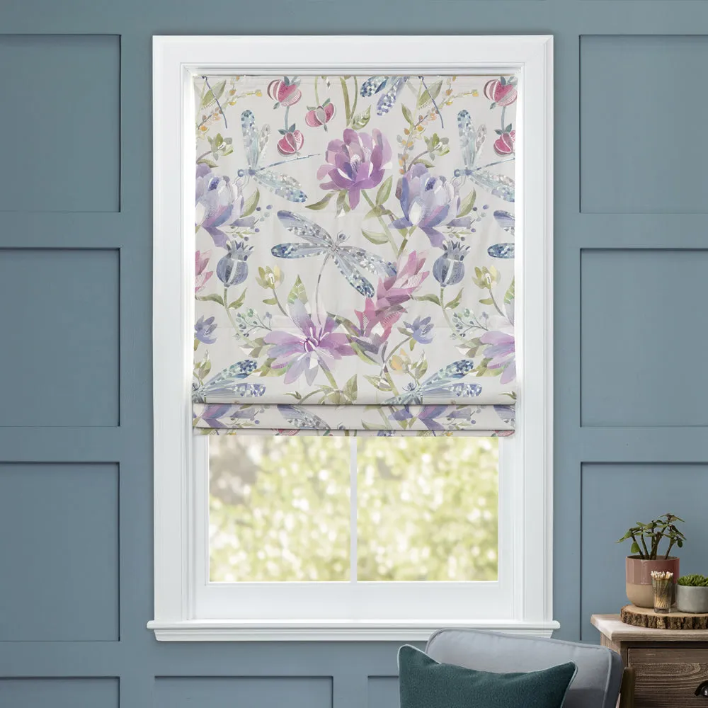 Volatus Printed Cotton Made to Measure Roman Blinds Sorbet