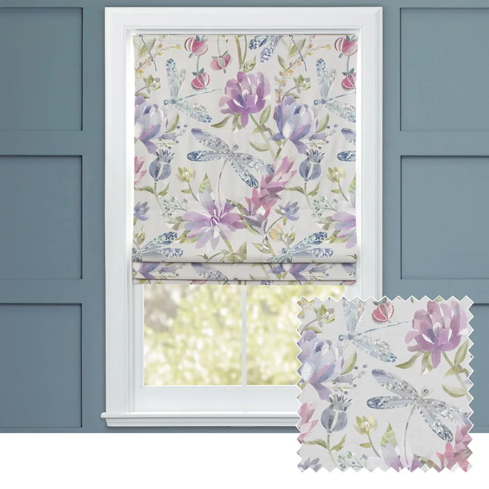 Volatus Printed Cotton Made to Measure Roman Blinds Sorbet chic floor carpet  