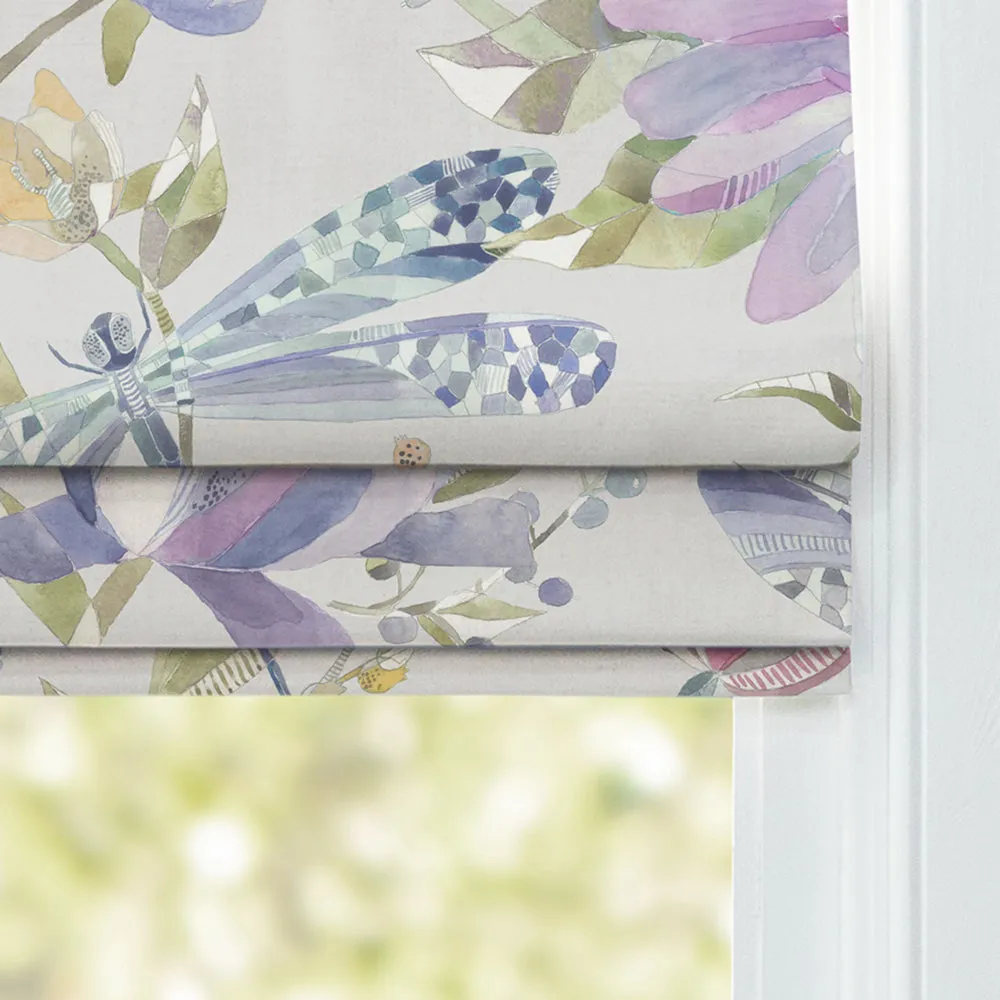 Volatus Printed Cotton Made to Measure Roman Blinds Sorbet