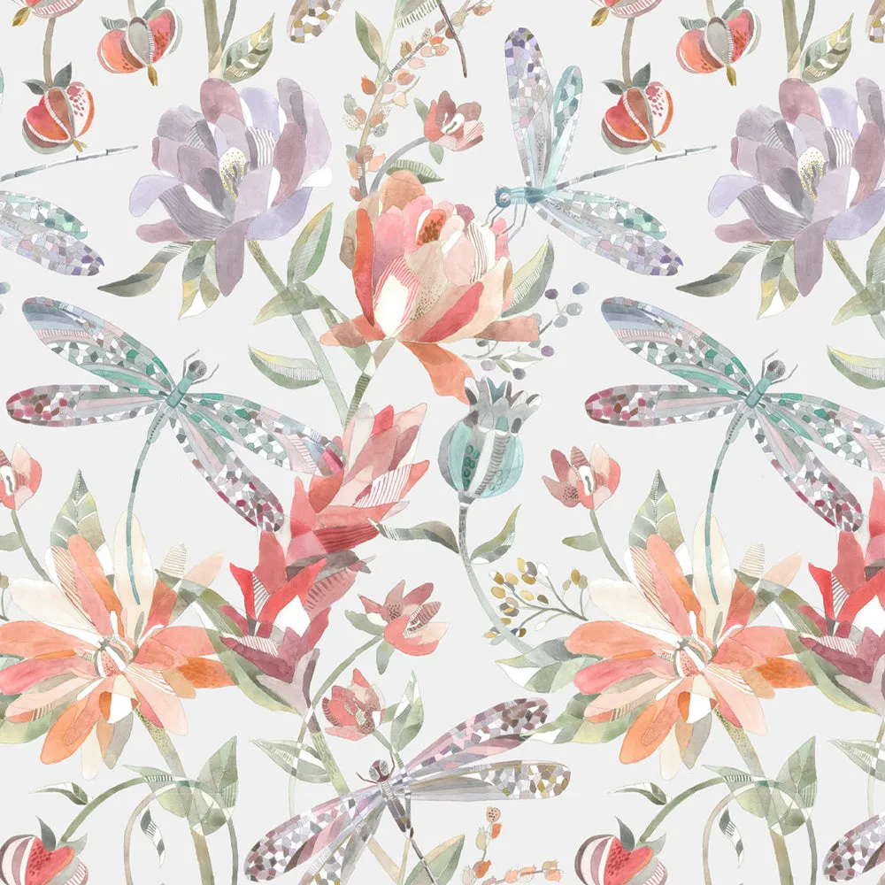 Volatus Printed Made to Measure Curtains Cinnamon