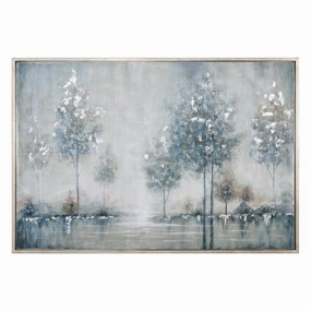 Walk In The Meadow Hand Painted Canvas artistic wall mural