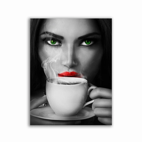 Wanna Sip by David Drake framed mural artwork