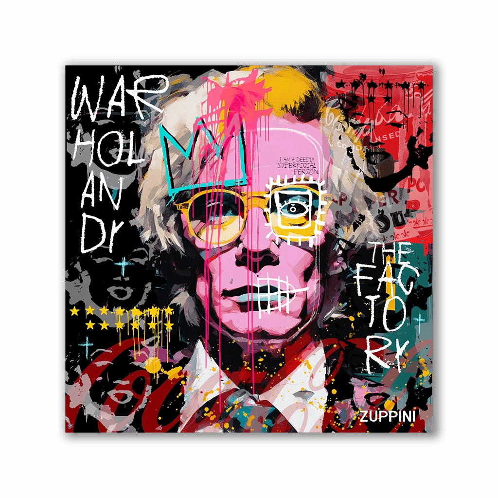 WARHLL by Zuppini framed mural artwork