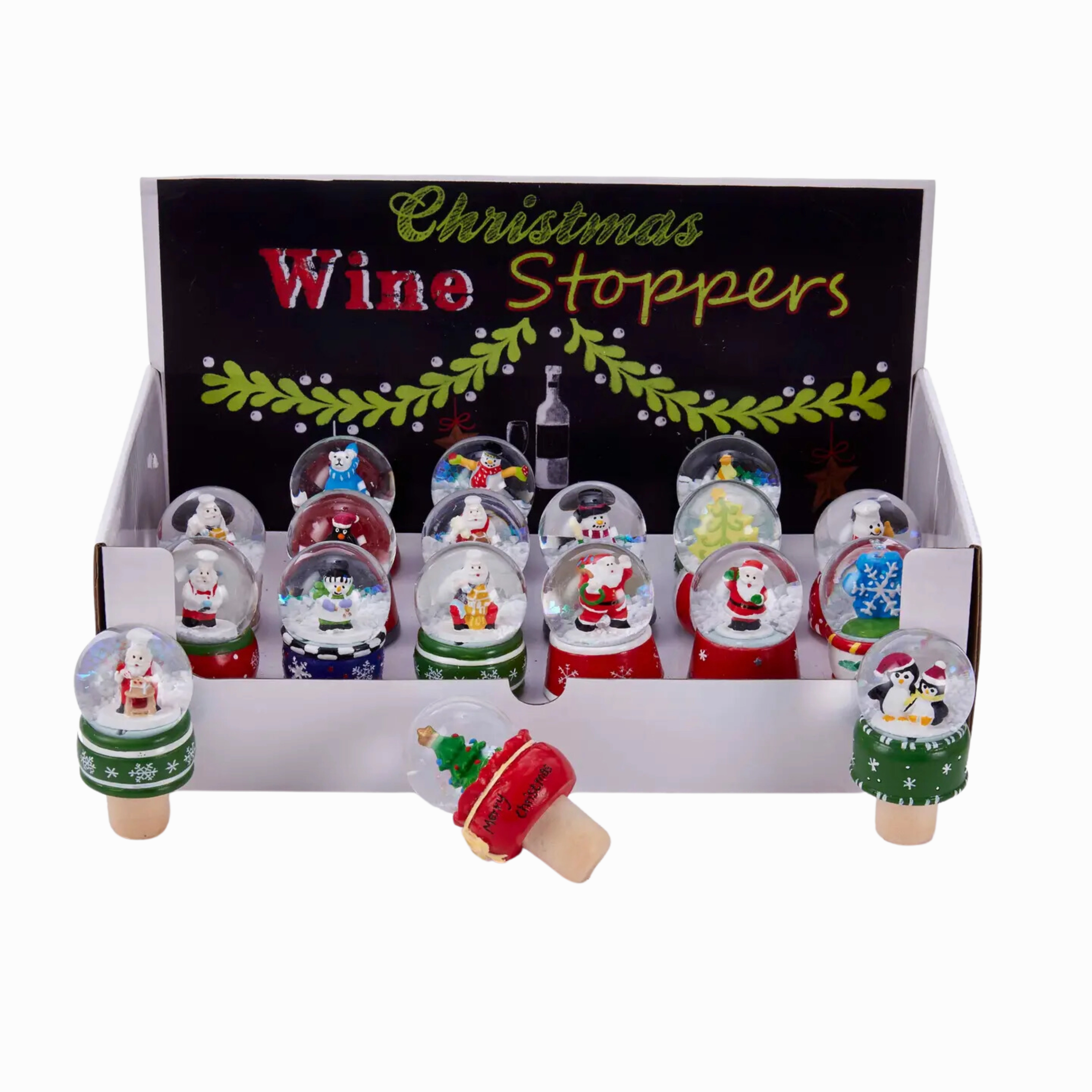 Waterglobe Wine Stopper minimalist art object  