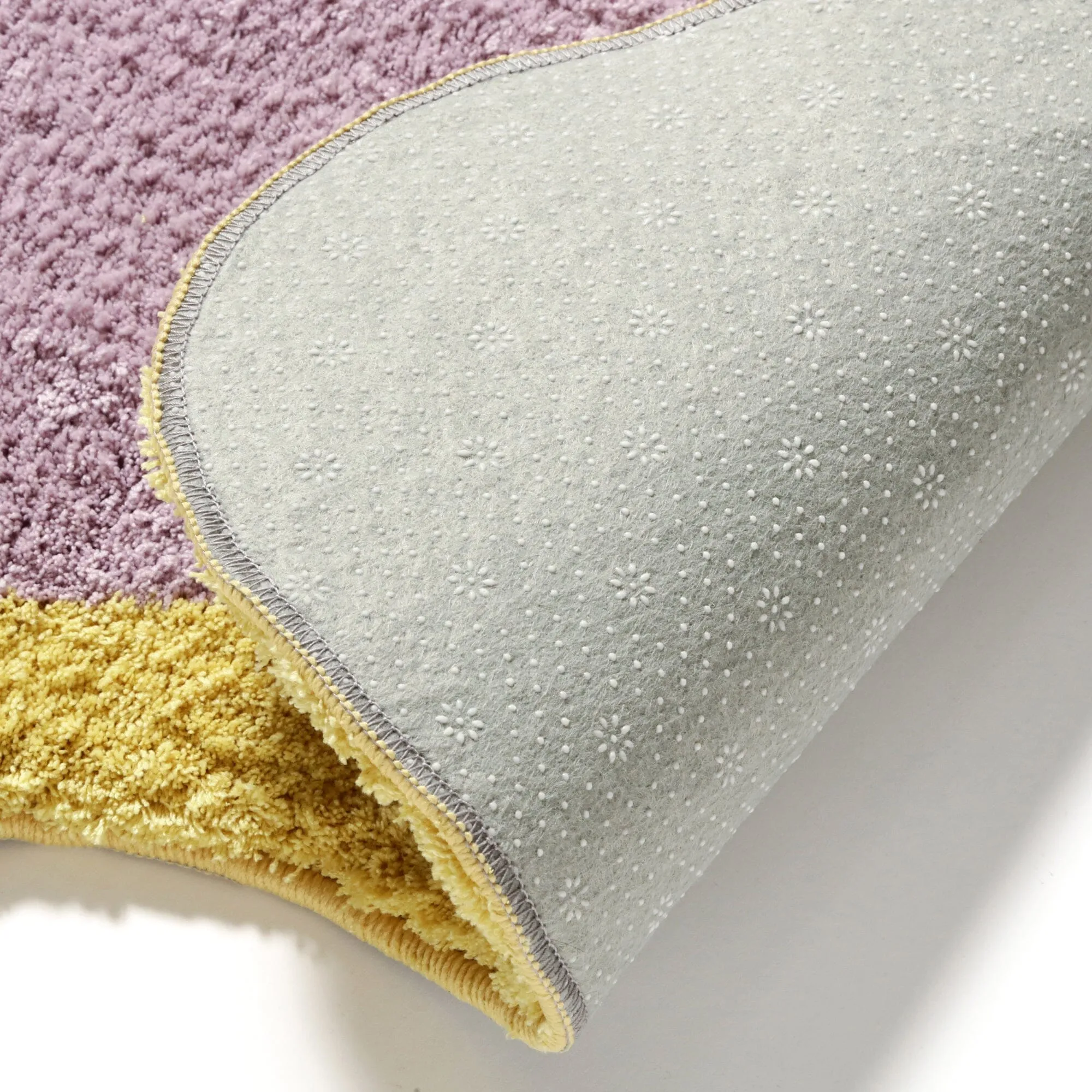 Wave Frame Rug M 2000 X 1400 Purple X Yellow