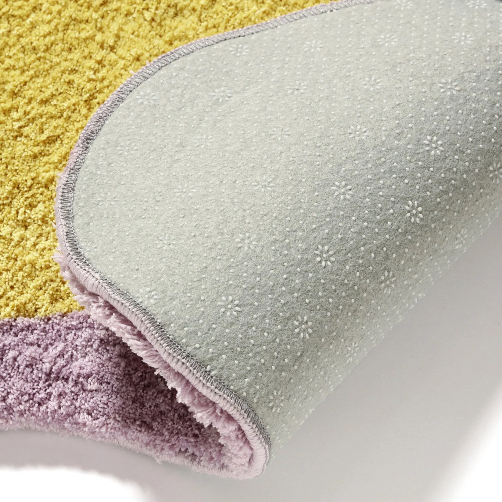Wave Frame Rug M 2000 X 1400 Yellow X Purple