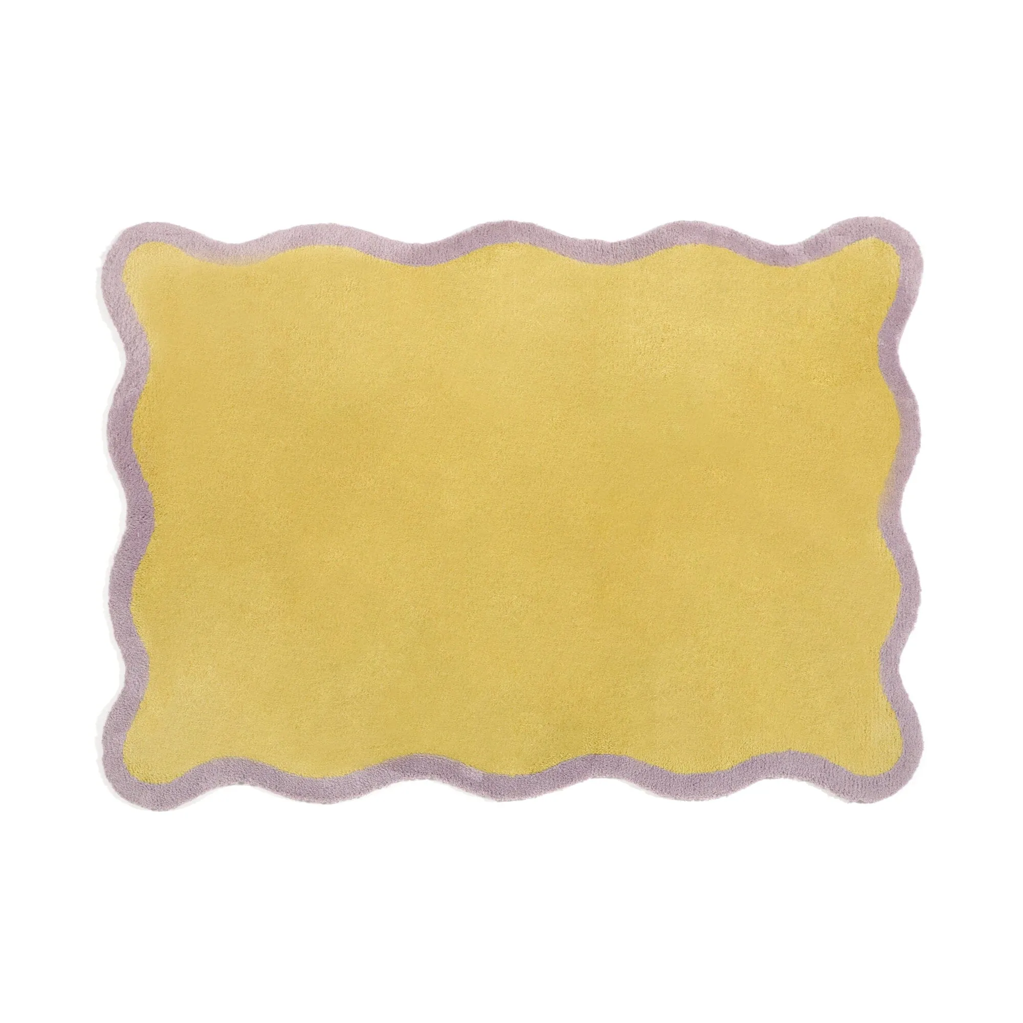 Wave Frame Rug M 2000 X 1400 Yellow X Purple neutral everyday carpet