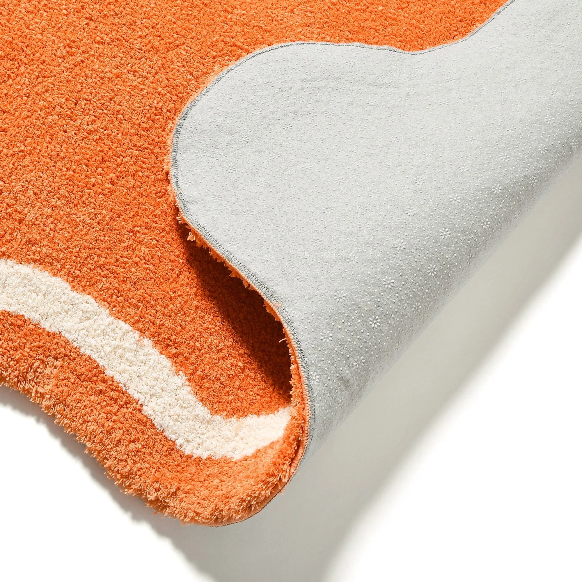 Wave Line Rug S W1400D1000 Orange