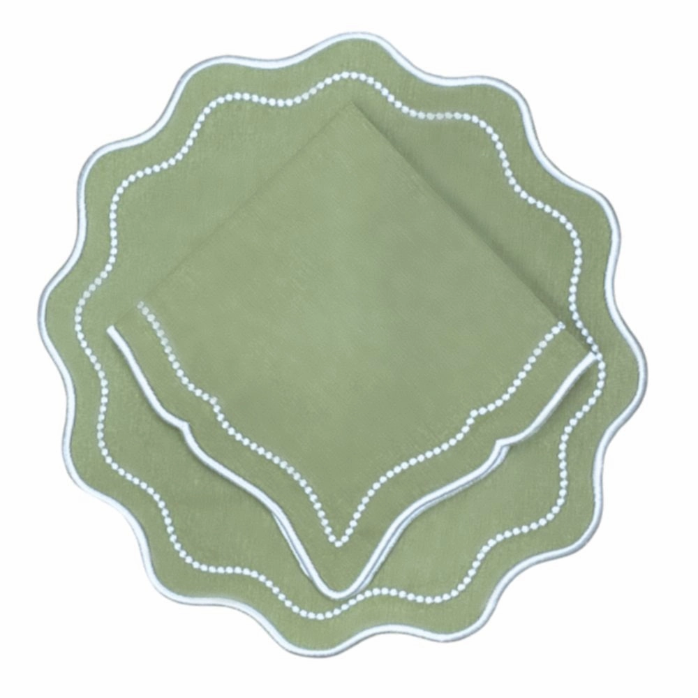 Waverly Napkin in Sage, Set of 4