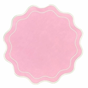 Waverly Placemat in Pink, Set of 4 mini desktop sculpture