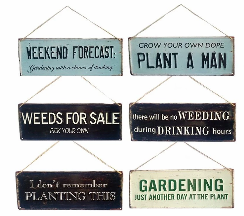 Weekend Forecast - Metal Garden Wall Sign
