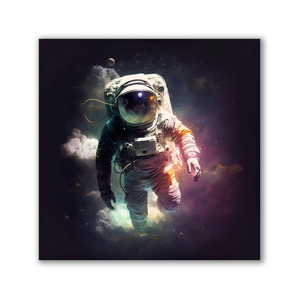 Weightless Wonder framed mural artwork