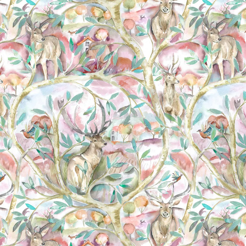 Whinlatter Printed Made to Measure Curtains Russett