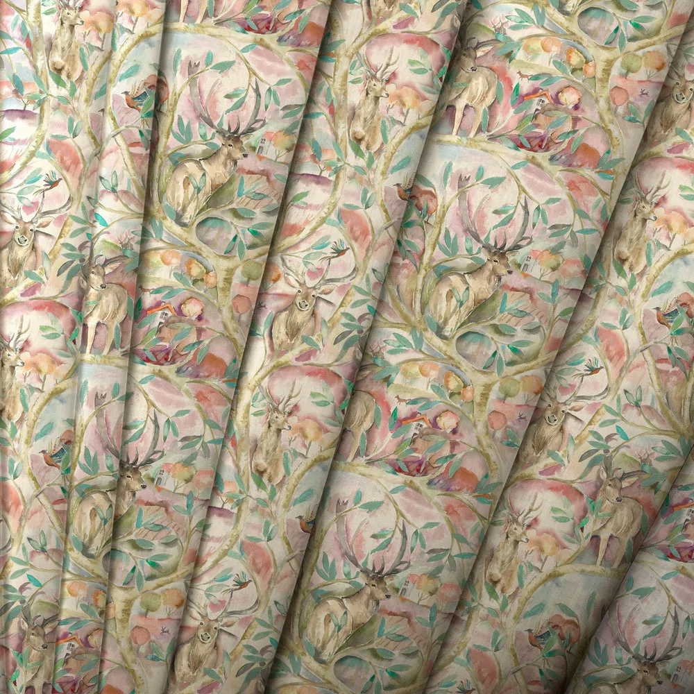 Whinlatter Printed Made to Measure Curtains Russett