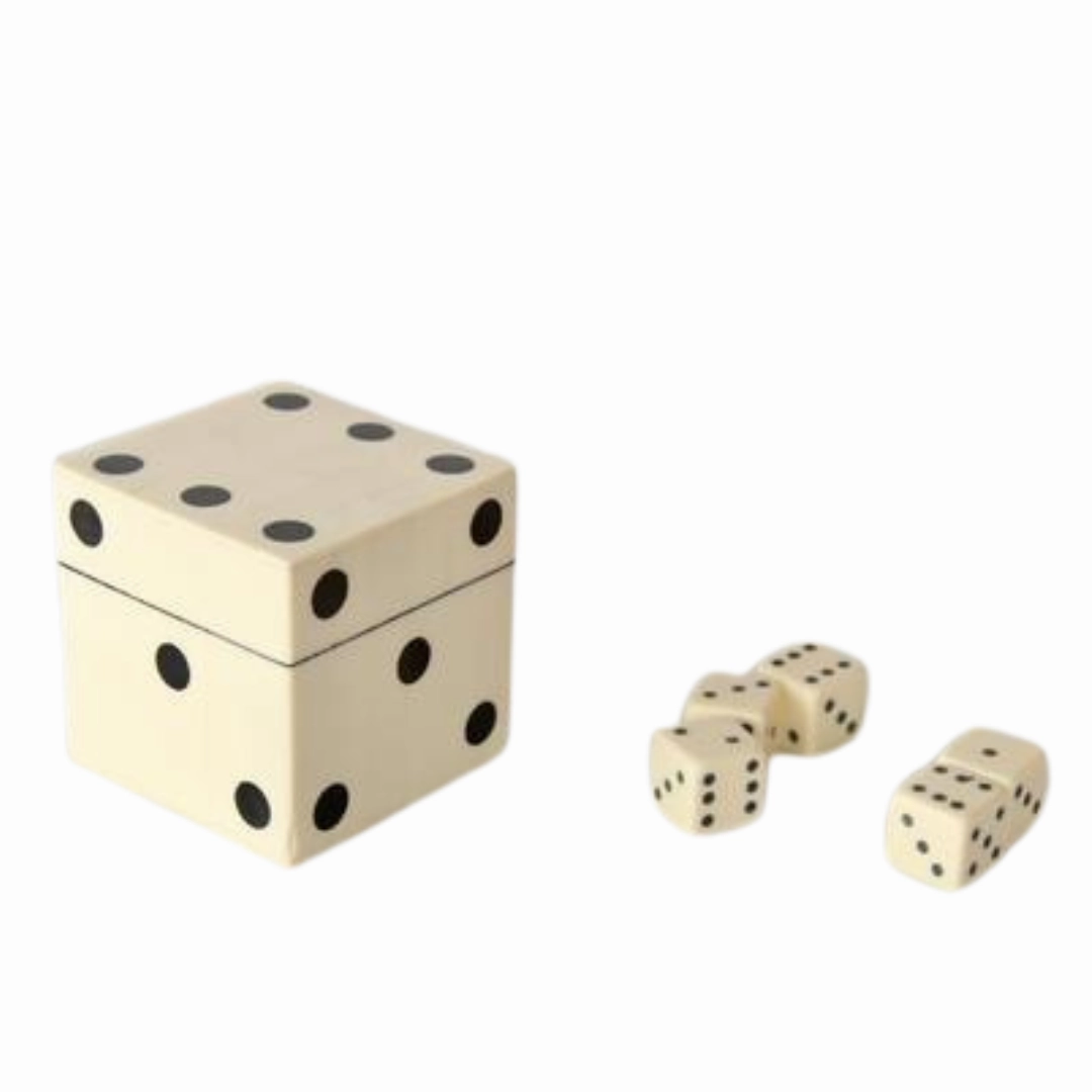 White Box With 5 Dice