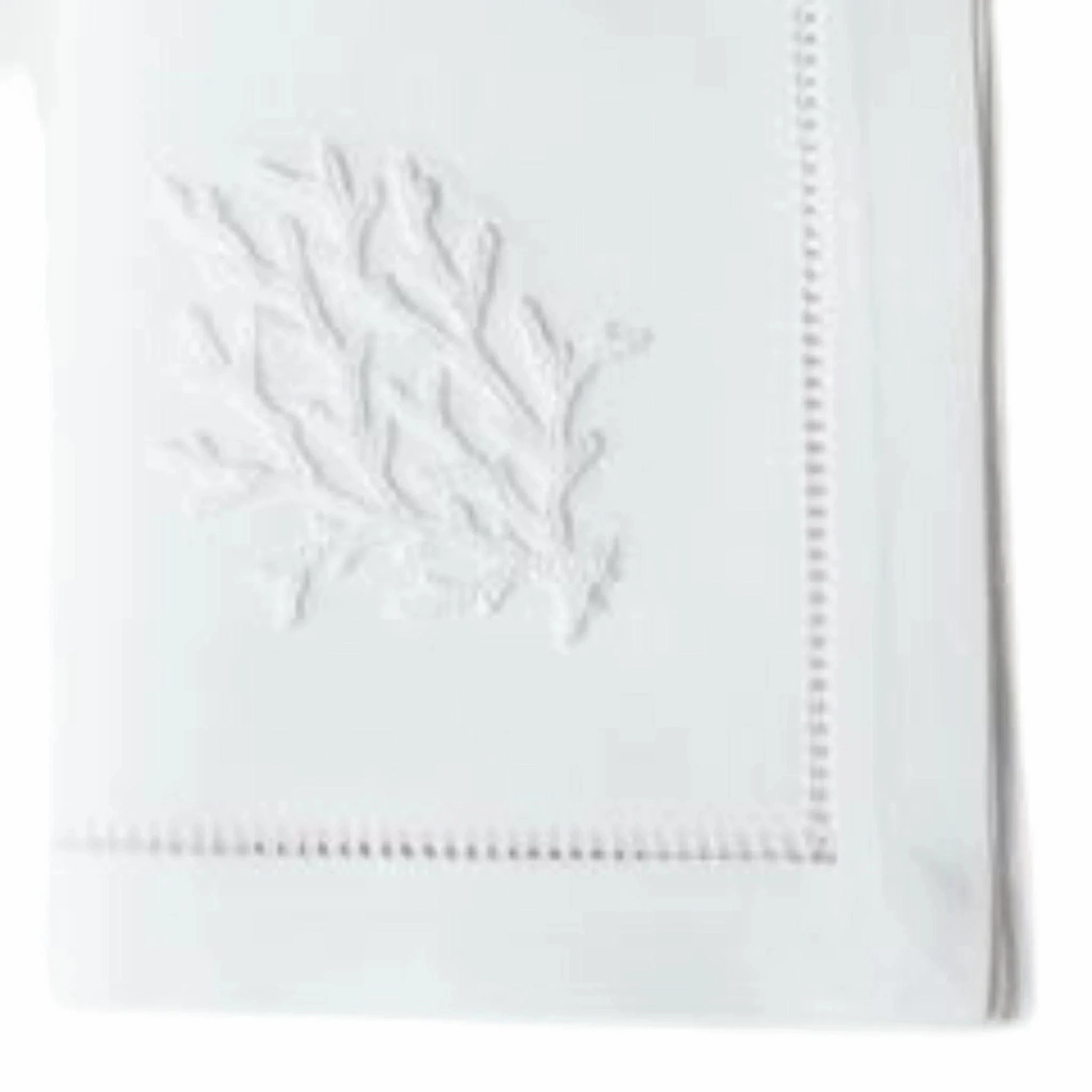 White Coral Knot Dinner Napkin