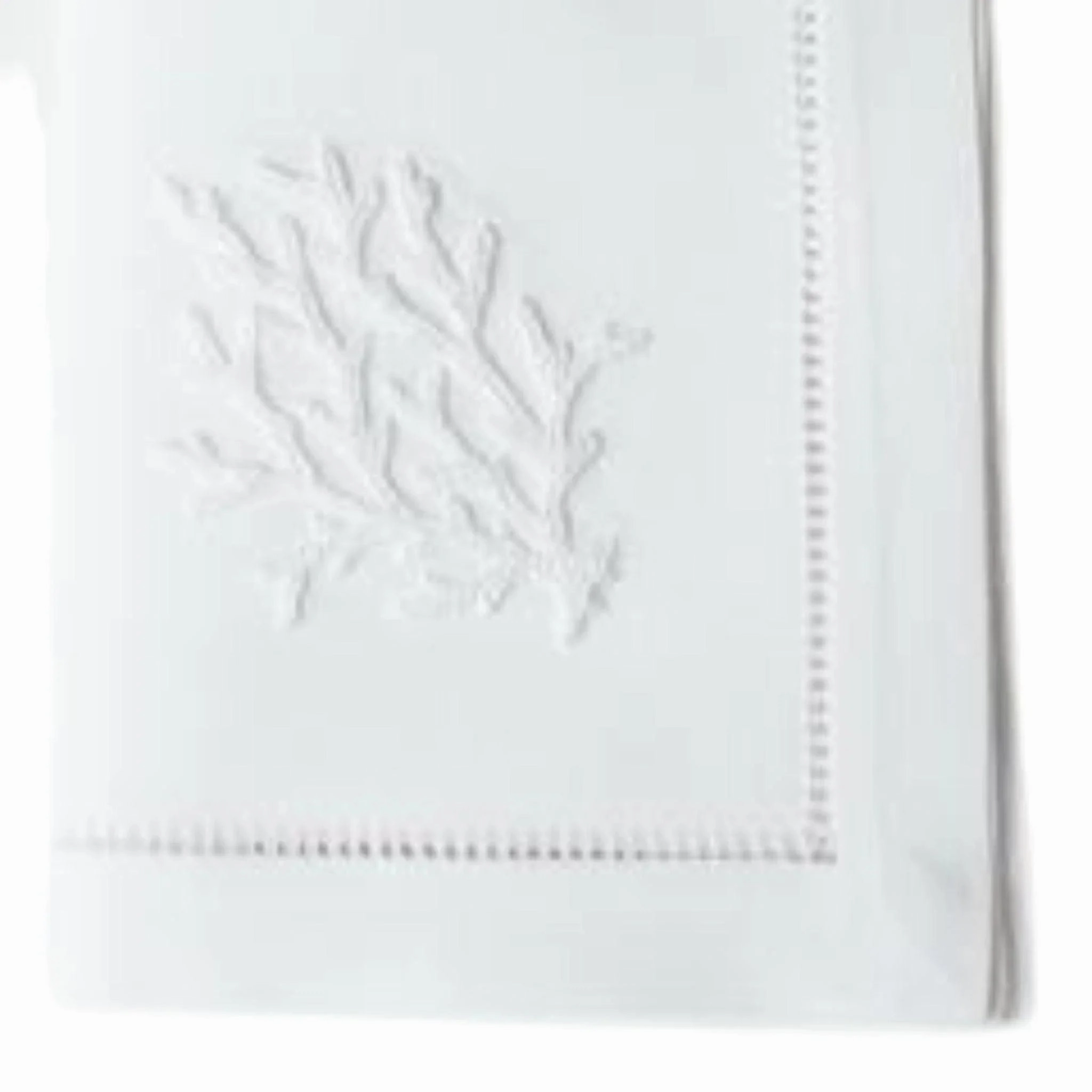 White Coral Knot Dinner Napkin