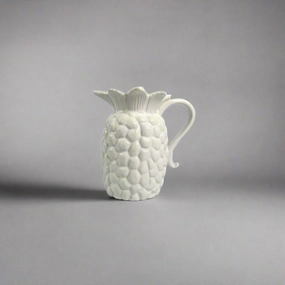 White Pineapple Jug decorative home ornament
